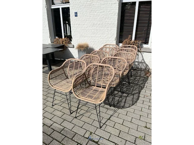 10 terrasstoelen - afbeelding 1 van  8