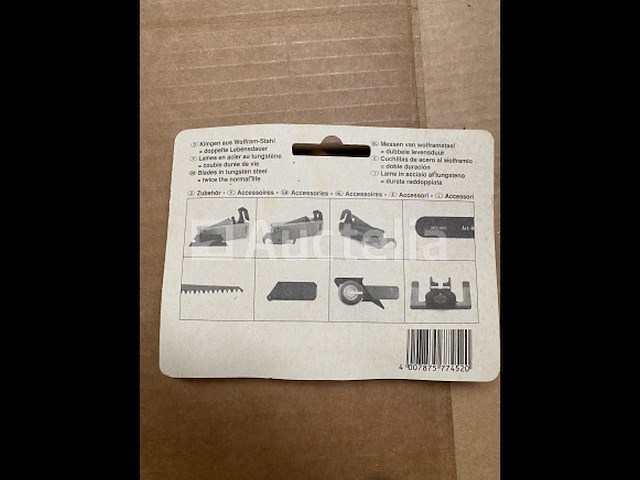 10 verpakkingen van 10 stuks wolfram tapijt mesjes - afbeelding 1 van  2