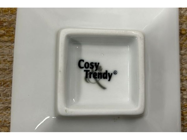 10 vierkante bordjes - afbeelding 4 van  5