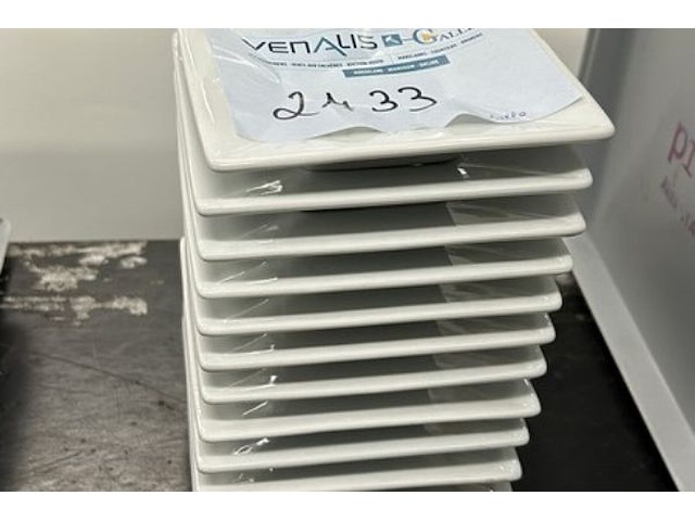 10 vierkante bordjes - afbeelding 5 van  5