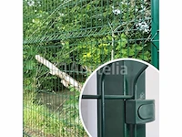 10 vierkante ral 7016 aluminium palen van 120 cm