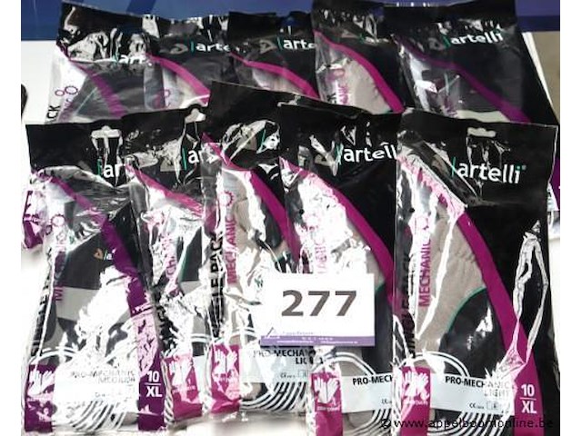 10 werkhandschoenen artelli pro mechanic m xl - afbeelding 1 van  2