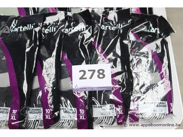 10 werkhandschoenen artelli pro mechanic m xl - afbeelding 2 van  2