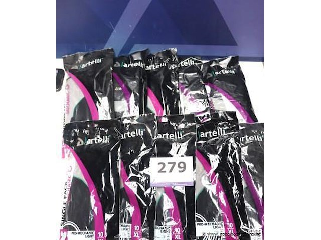 10 werkhandschoenen artelli pro mechanic m xl - afbeelding 1 van  2