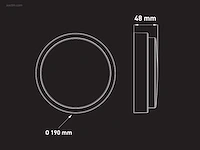 (10 x) 10 x 12w 4000k opbouw design led panelen... - afbeelding 7 van  8