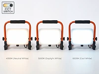 (10 x) 10 x 50w werklamp led 3in1 kleur cct... - afbeelding 2 van  10