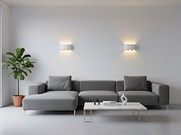 (10 x) 10 x 6w led ovaal wandlamp zes licht zand... - afbeelding 5 van  8