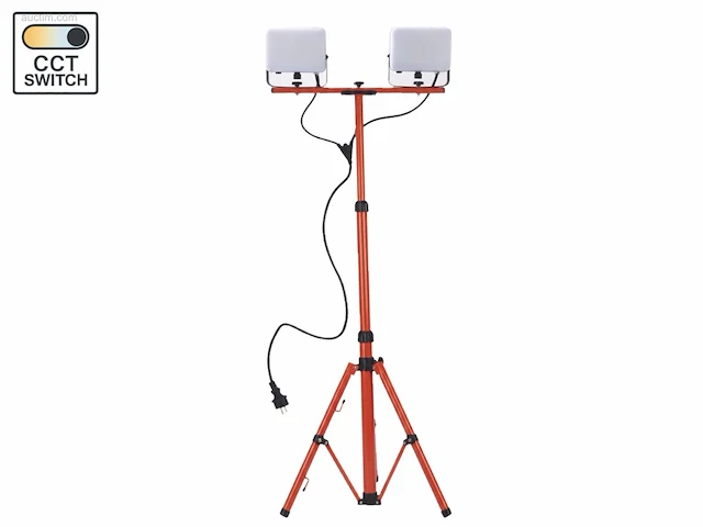 (10 x) 10 x werklamp 2x50w led 3in1 kleur cct... - afbeelding 2 van  7
