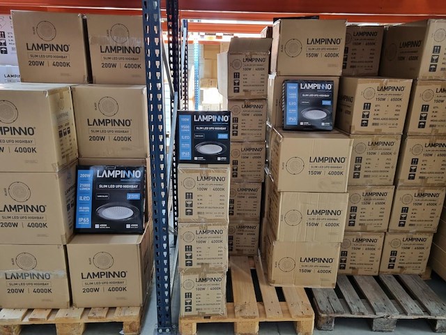 10 x 100w 6500k led ufo highbay slim waterdicht - afbeelding 8 van  9
