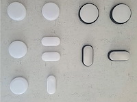 10 x 12w 3000k opbouw led panelen ovaal waterdicht brandwerend - afbeelding 5 van  7