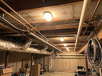 10 x 12w 3000k opbouw led panelen ovaal waterdicht brandwerend - afbeelding 2 van  9