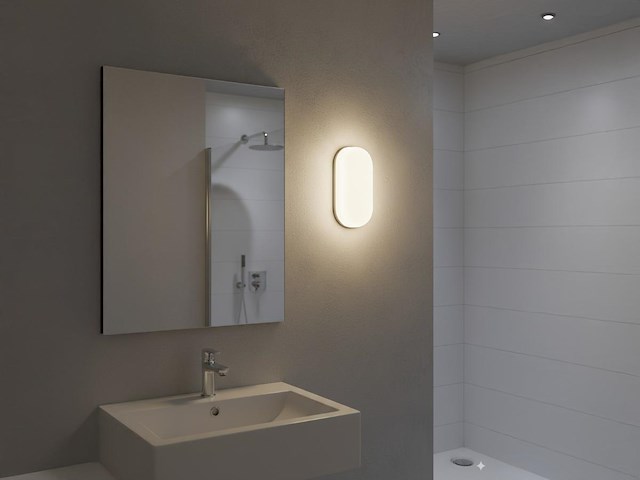 10 x 12w 4000k opbouw led panelen ovaal waterdicht brandwerend - afbeelding 6 van  7