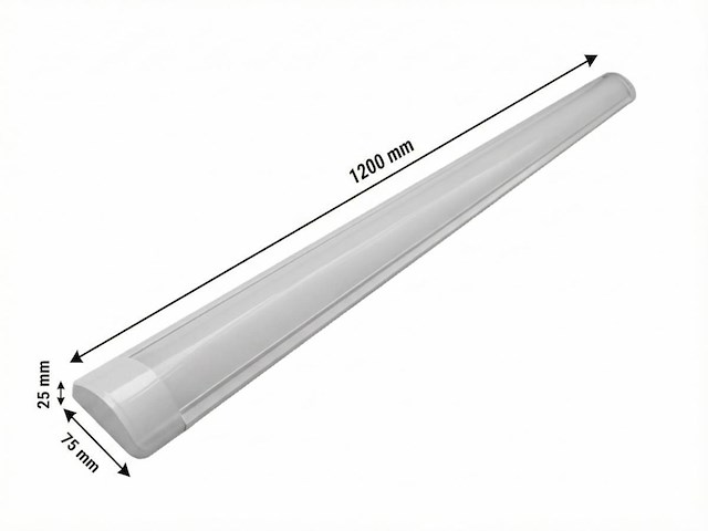 10 x 36w 3000k batten licht smd led slim - afbeelding 7 van  8