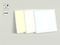 10 x 40w 3 kleur cct 60x60 inbouw backlit led panelen wit - afbeelding 1 van  9