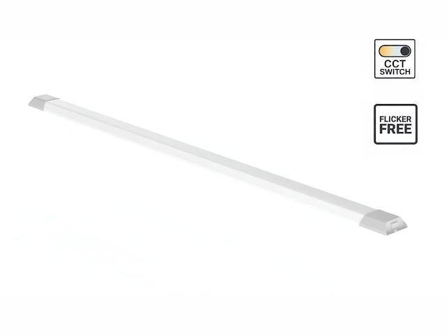 10 x 40w 3 kleur cct led batten licht - afbeelding 1 van  6