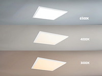 10 x 40w 3000k 60x60 smd led inbouw backlit panelen wit frame - afbeelding 7 van  7