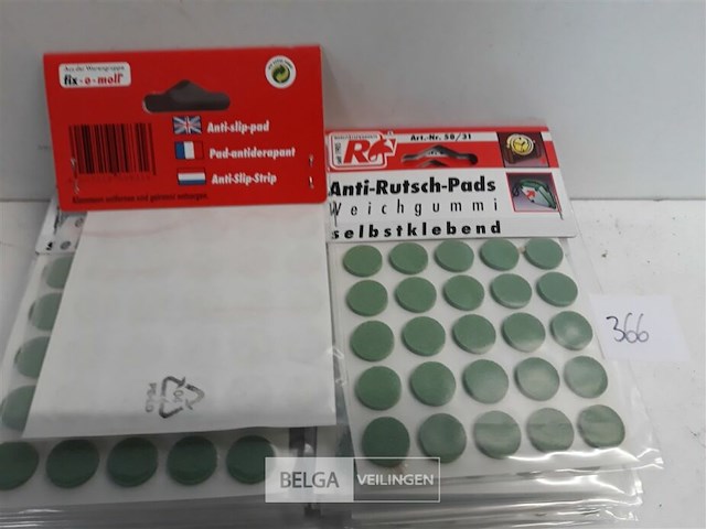10 x anti slip pads 16 mm zelfklevend 25 stuks - afbeelding 3 van  3