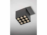 10 x artemida 20 watt led opbouw spots zwart - afbeelding 1 van  5