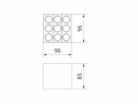 10 x artemida 20 watt led opbouw spots zwart - afbeelding 4 van  5