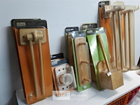 10 x badkamertoebehoren uit hout 5 assorti - afbeelding 3 van  3