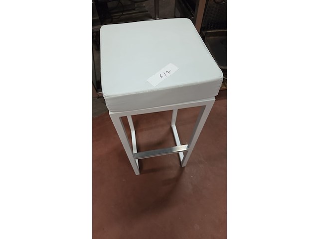 10 x barkruk wit - afbeelding 2 van  5