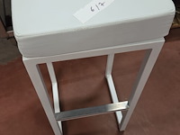 10 x barkruk wit - afbeelding 2 van  5