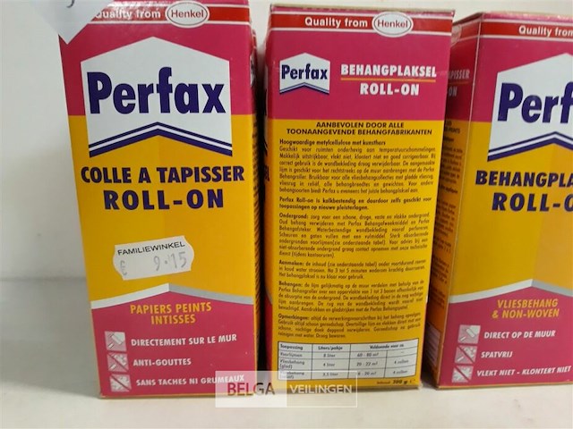 10 x behanglijm perfax kwaliteit niet gekend - afbeelding 3 van  3