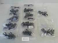 10 x beugel pvc 5 stuks voor buis 14mm - afbeelding 1 van  3