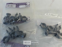 10 x beugel pvc 5 stuks voor buis 14mm - afbeelding 3 van  3