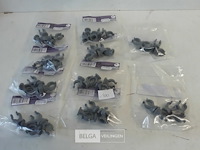 10 x beugel pvc 5 stuks voor buis 14mm - afbeelding 2 van  3