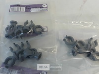 10 x beugel pvc 5 stuks voor buis 14mm - afbeelding 3 van  3