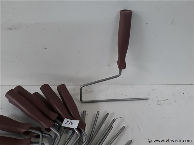 10 x beugel voor lakrollen 16 cm - afbeelding 2 van  2