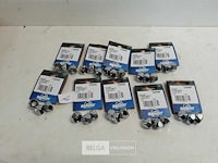 10 x bicoon compleet 3 stuks chrome - afbeelding 1 van  3