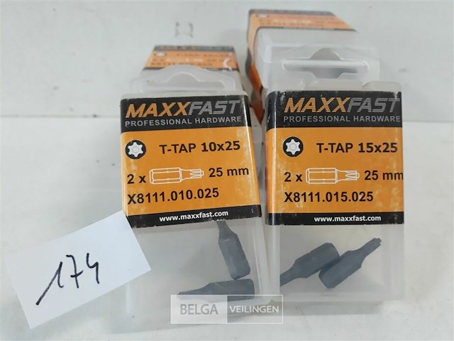 10 x bitsen torx 10-15 2 stuks - afbeelding 3 van  3