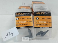 10 x bitsen torx 10-15 2 stuks - afbeelding 3 van  3