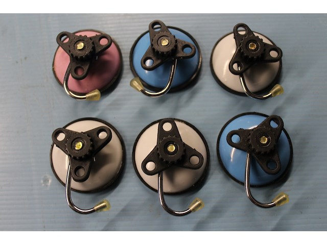 10 x blister handdoekhaakjes (4 stuks) - afbeelding 1 van  2