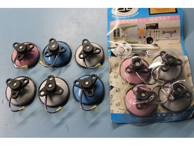 10 x blister handdoekhaakjes (4 stuks) - afbeelding 2 van  2