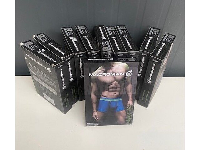 10 x boxershort - macroman - neon - maat s - mix kleuren - afbeelding 1 van  3