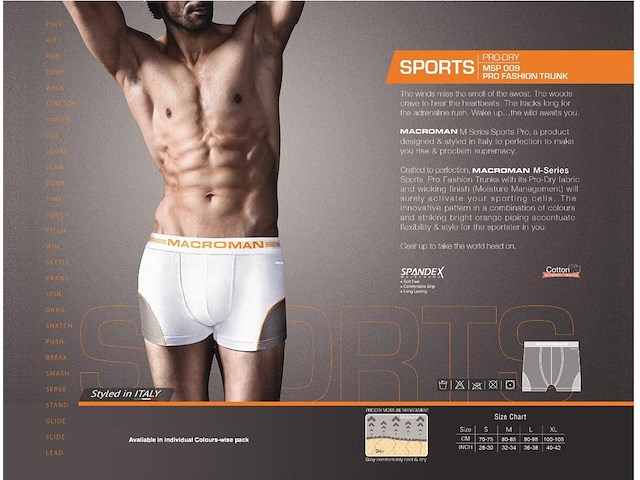 10 x boxershort - macroman - sports pro - maat s - afbeelding 7 van  8