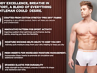 10 x boxershort - macroman - sports pro - maat s - afbeelding 8 van  8