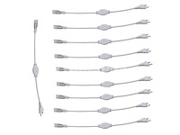 10 x connectoren voor neon led strip – monochroom - afbeelding 3 van  4
