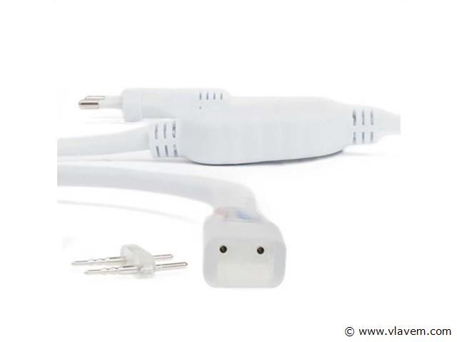 10 x connectoren voor neon led strip – monochroom - afbeelding 4 van  4