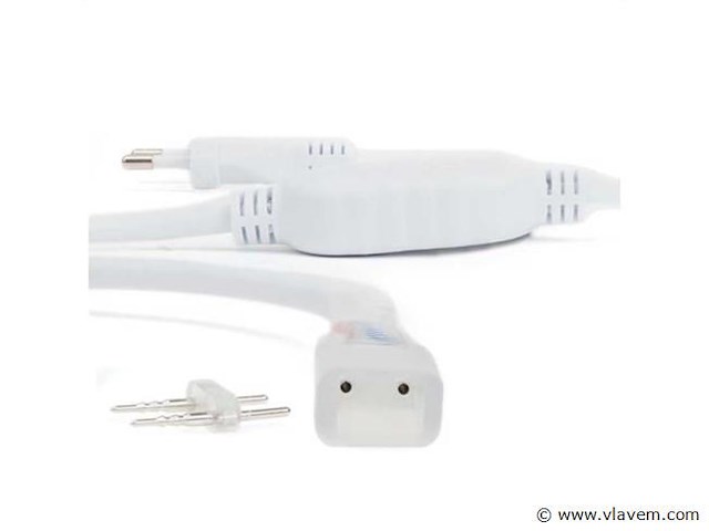 10 x connectoren voor neon led strip – monochroom - afbeelding 4 van  4