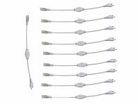 10 x connectoren voor neon led strip – monochroom - afbeelding 3 van  5