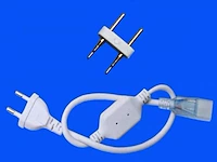 10 x connectoren voor neon led strip – monochroom - afbeelding 3 van  4