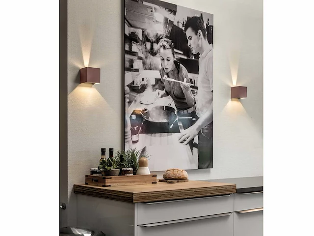 10 x cube motion wand armaturen oud bruin - afbeelding 2 van  7
