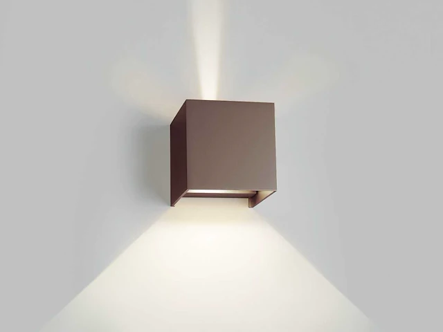 10 x cube motion wand armaturen oud bruin - afbeelding 3 van  5