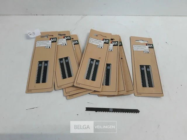 10 x decoupeer vervangzaag 2 stuks u-model - afbeelding 2 van  3