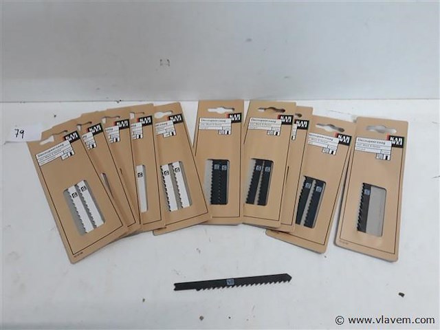 10 x decoupeer vervangzaagblad 2 stuks 2 assorti - afbeelding 1 van  2