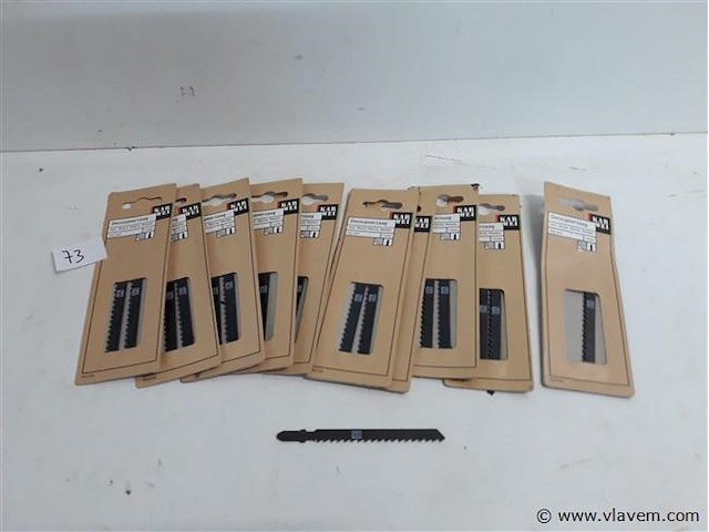 10 x decoupeer vervangzaagblad 2 stuks - afbeelding 1 van  2